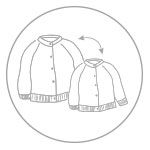 Available in baby and toddler sizes
