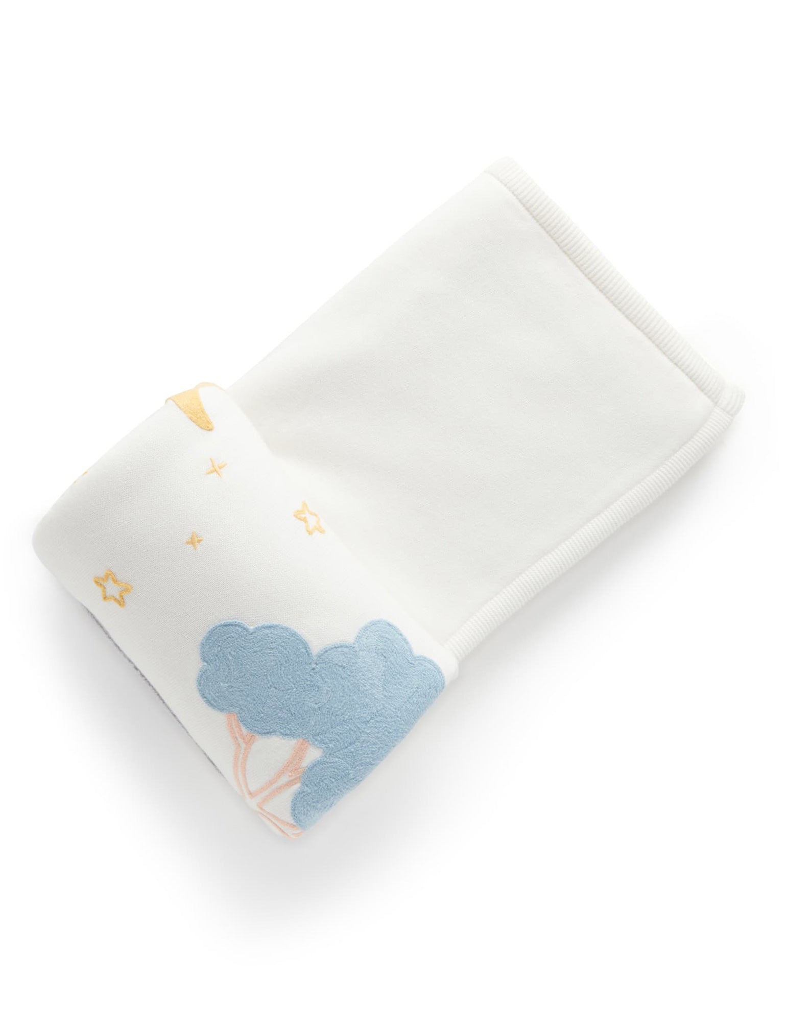 Embroidered Lined Blanket