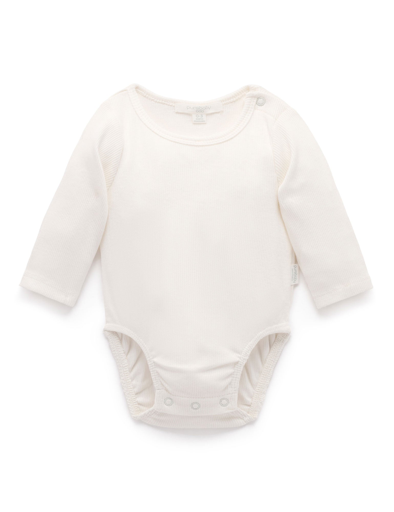 Long Sleeve Ribbed Bodysuit