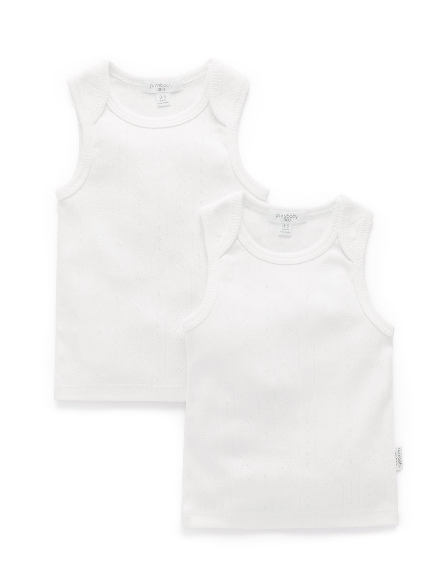 Pointelle 2 Pack Singlet