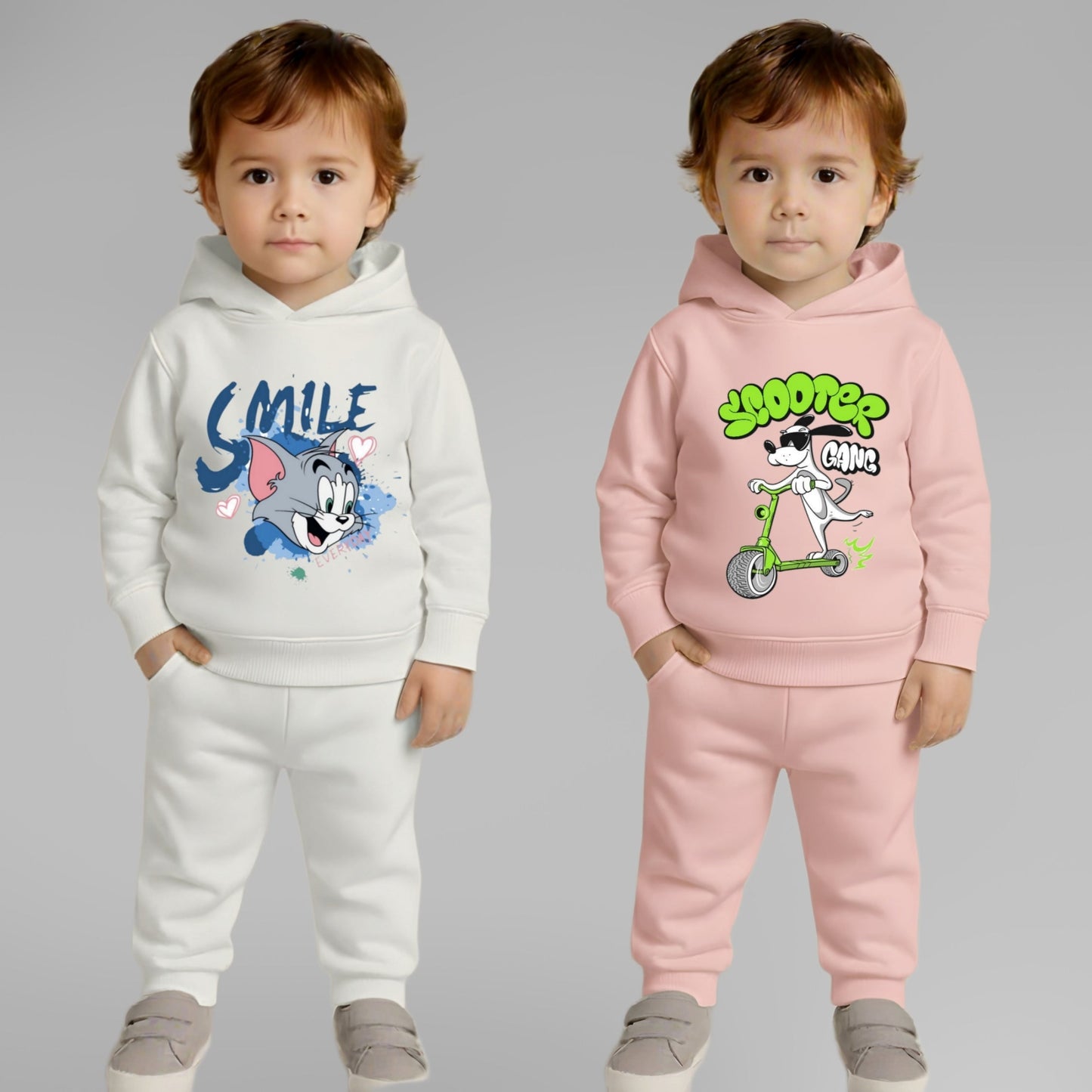Pack Of 2 Baby  Clothing Set Hoodie And Lower (Copy)