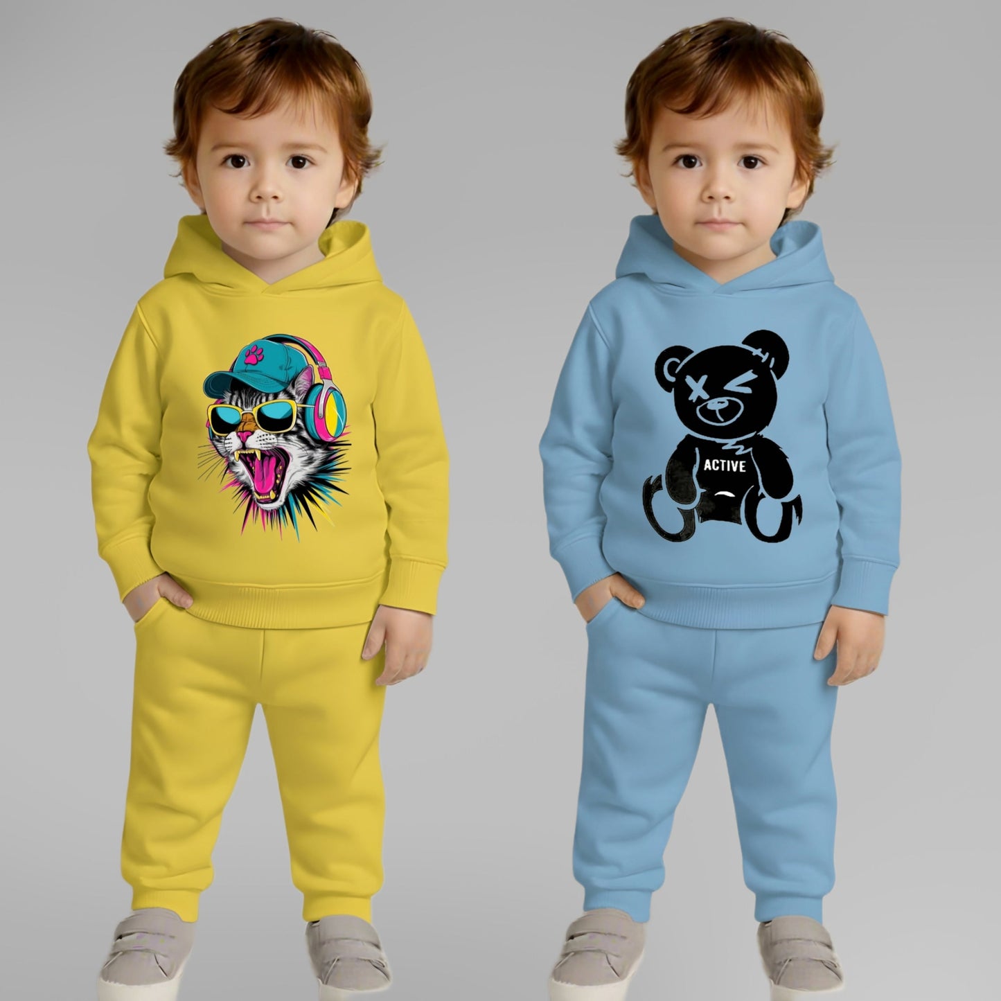 Pack Of 2 Baby  Clothing Set Hoodie And Lower