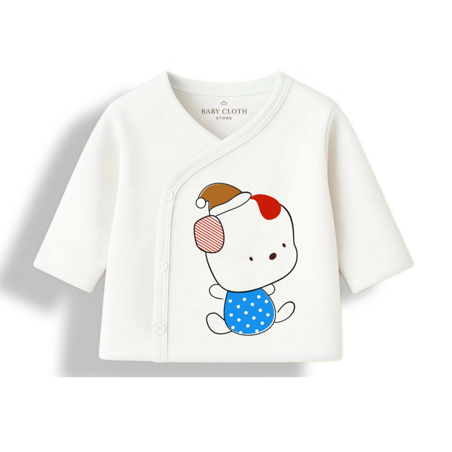 Baby Jhabla & Pyjama Set – Soft Cotton Care with Cute Print