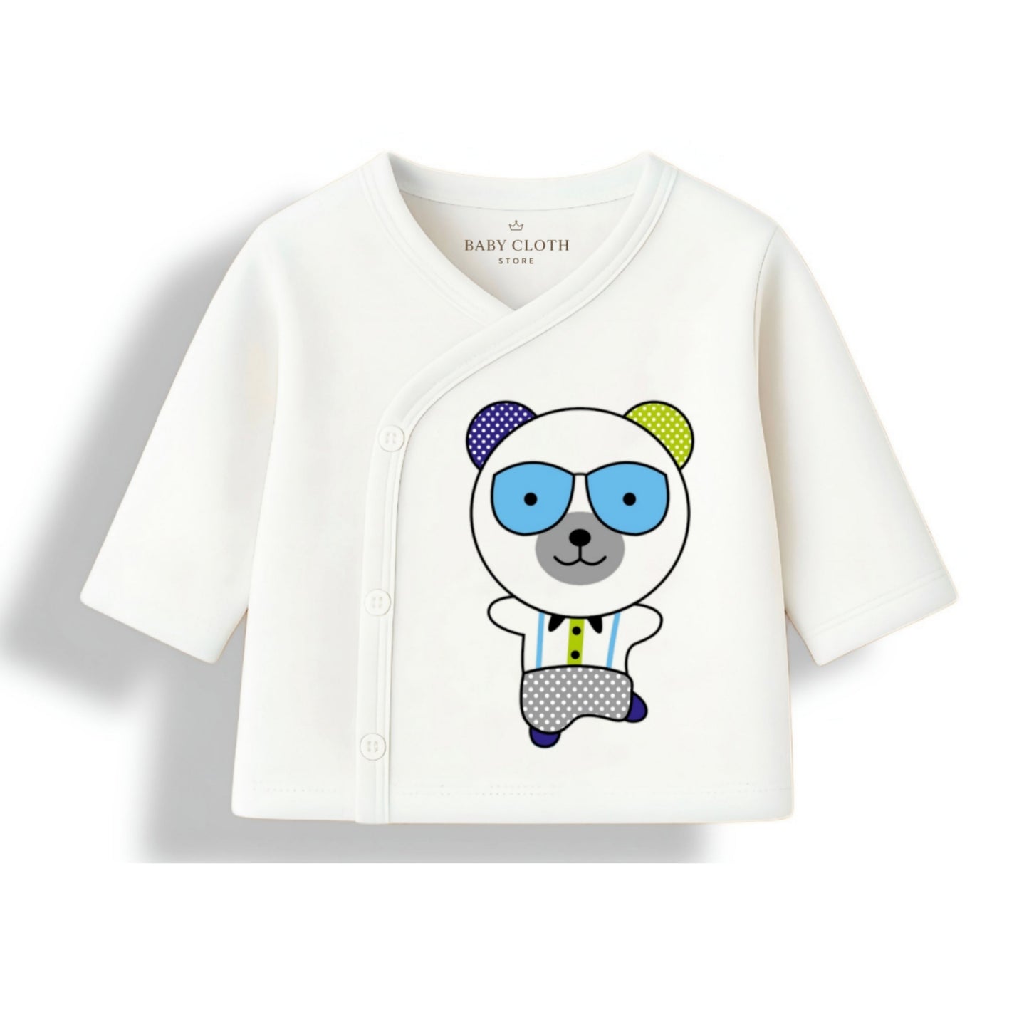 Baby Jhabla & Pyjama Set – Soft Cotton Care with Cute Print