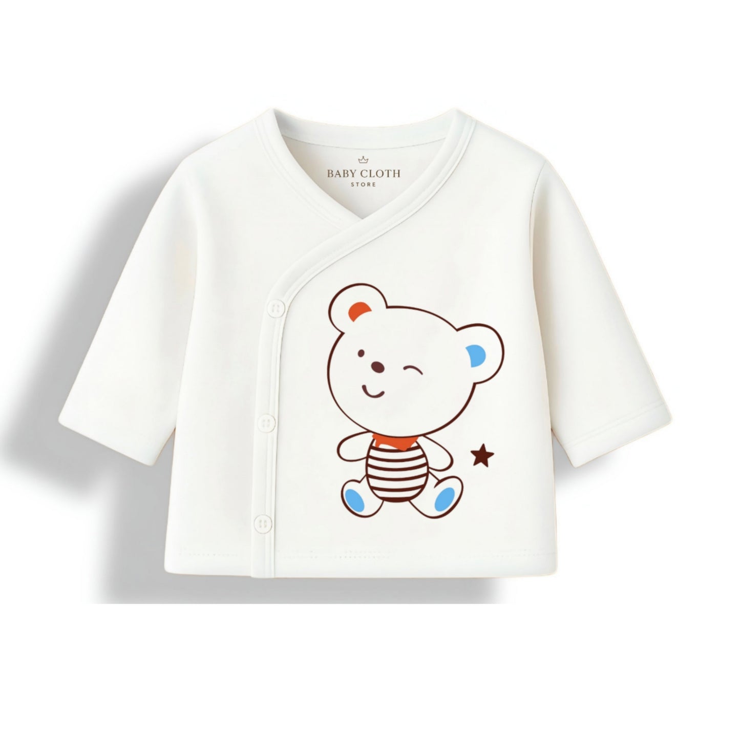 Baby Jhabla & Pyjama Set – Soft Cotton Care with Cute Print