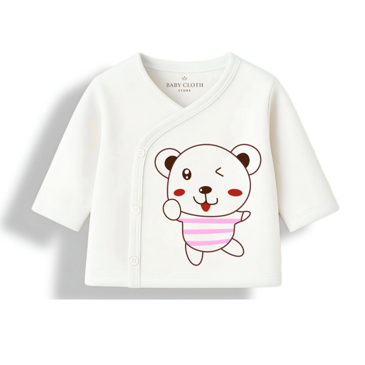 Baby Jhabla & Pyjama Set – Soft Cotton Care with Cute Print