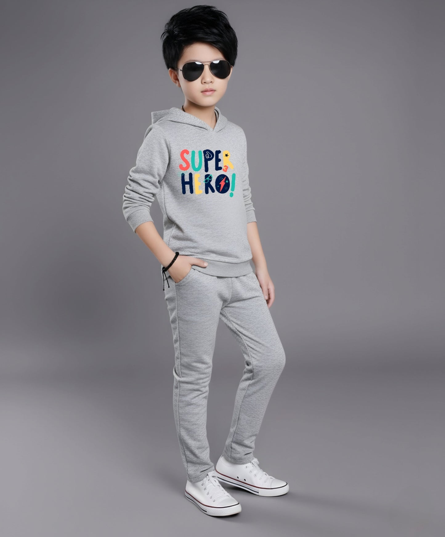 Buy 2 Get 1 Free Boys Hoodie and Lower Set