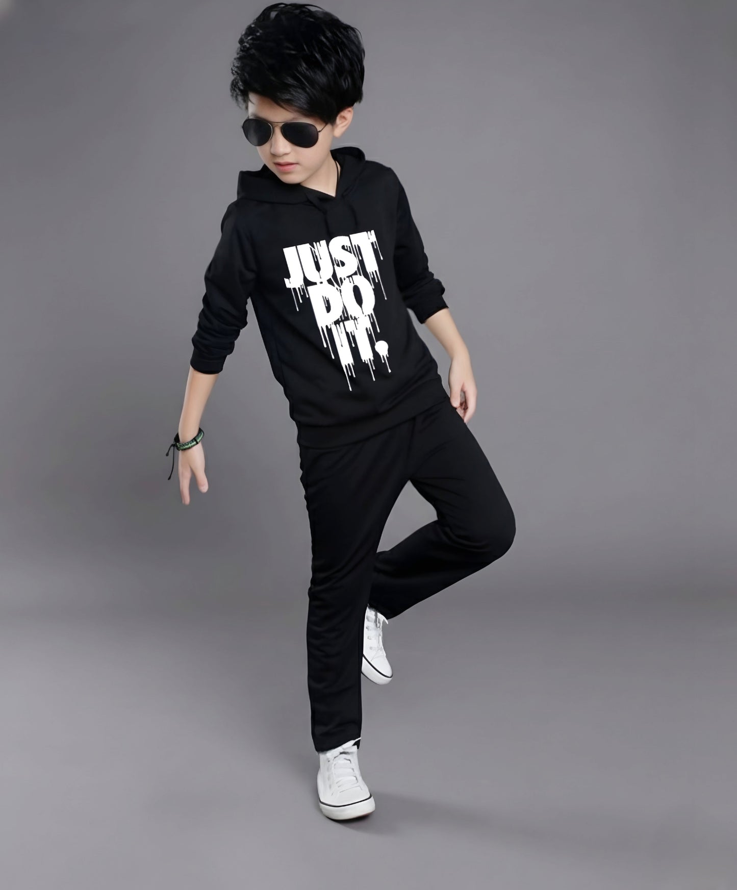 Buy 2 Get 1 Free Boys Hoodie and Lower Set