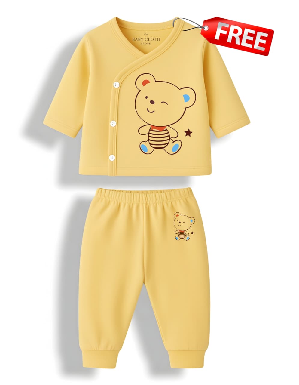 Buy 2 Get 2 Free Buy 2 Baby set get 1 Baby Set And 1 Bootie, Mittens & Cap Set Free