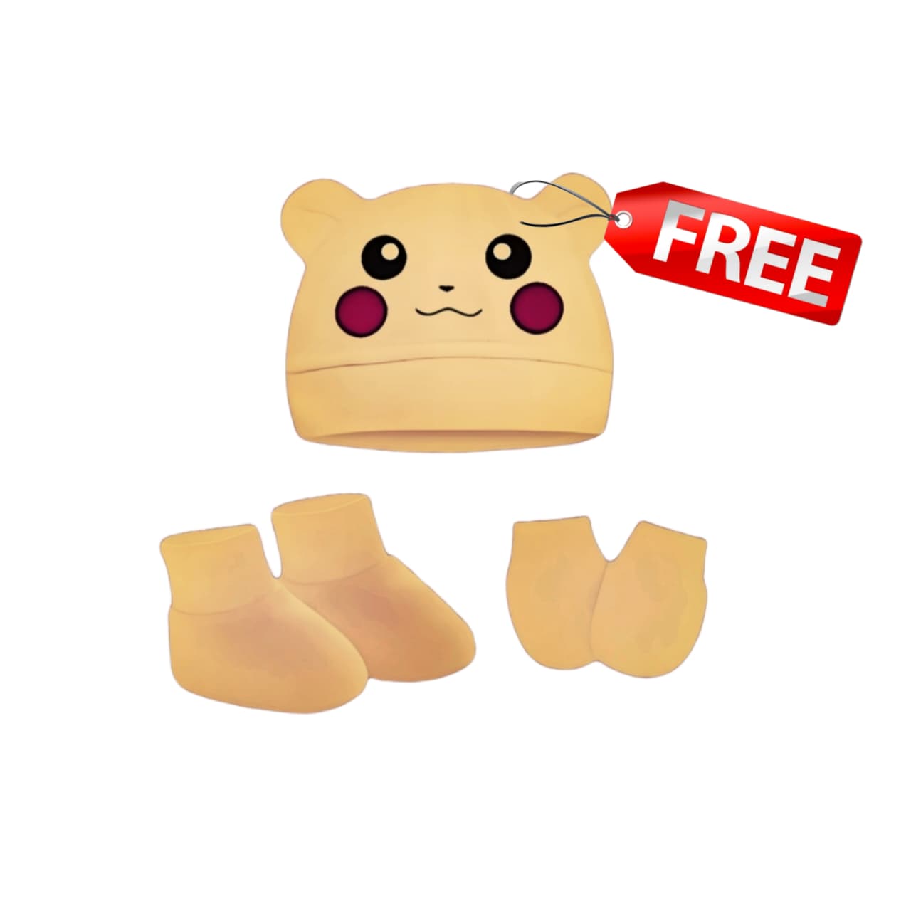 Buy 2 Get 2 Free Buy 2 Baby set get 1 Baby Set And 1 Bootie, Mittens & Cap Set Free