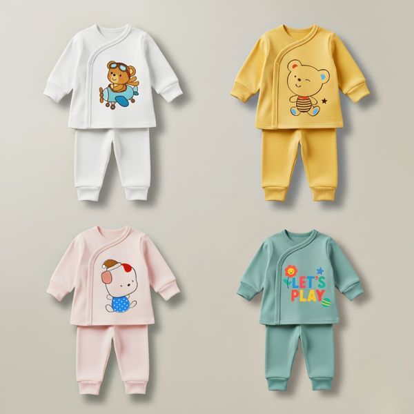 Newborn Essentials Cotton Clothing Set – Soft, Cozy & Gentle on Baby’s Skin